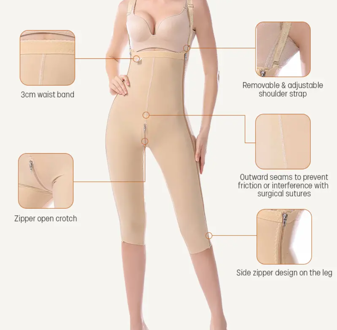 Post Leg Liposuction Thigh Open Crotch Compression