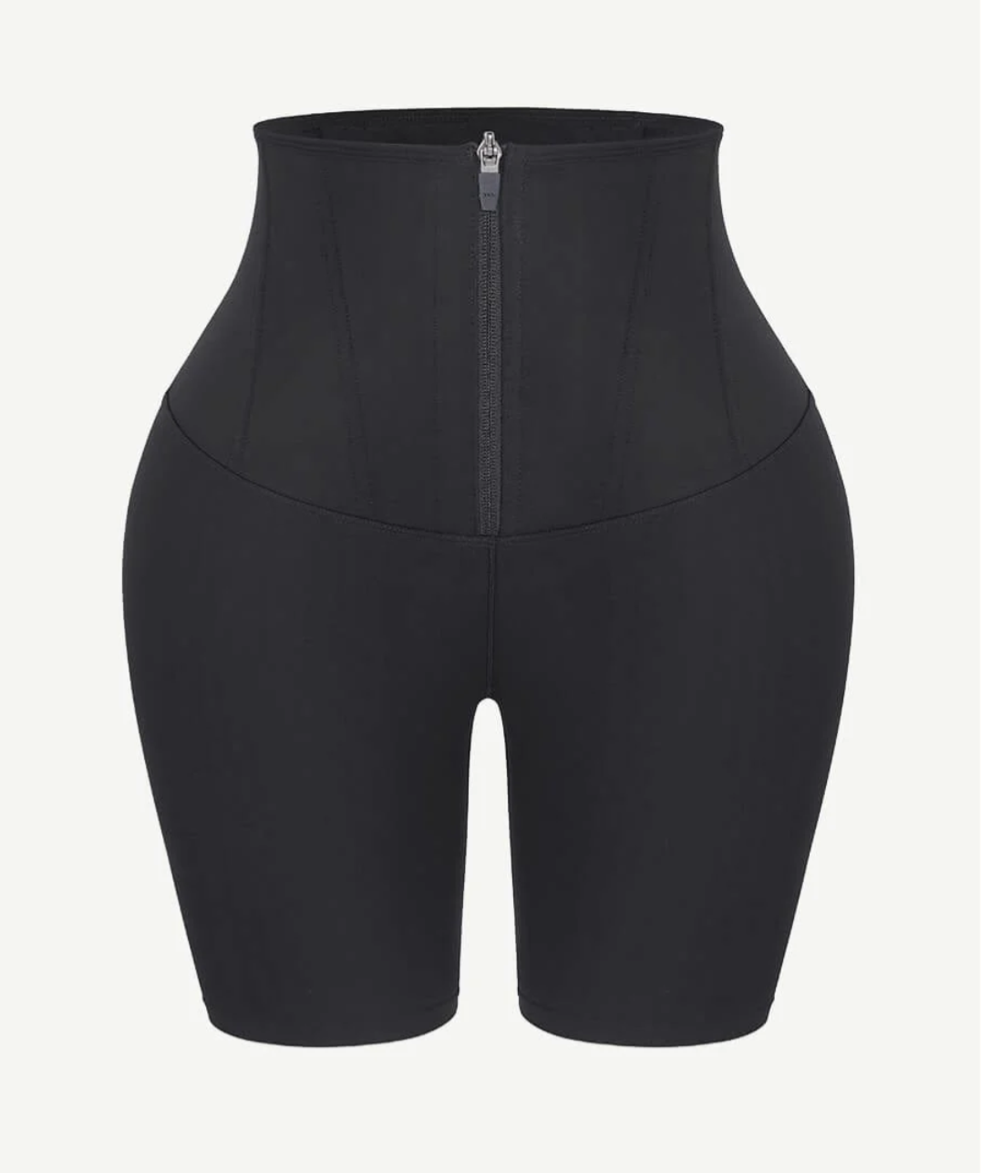 Latex Shorts Tummy Control with YKK Zipper Firm Support