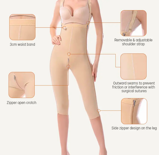 Post Leg Liposuction Thigh Open Crotch Compression