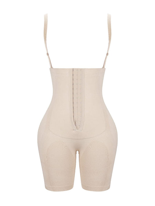Seamless Sheer Mesh Full Body Abdominal Compression