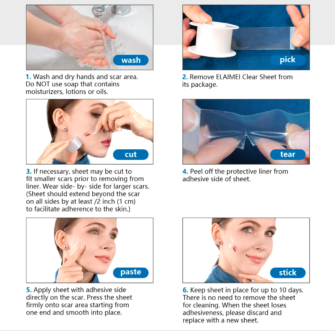 Scar Therapy Medical Grade Silicone Tape