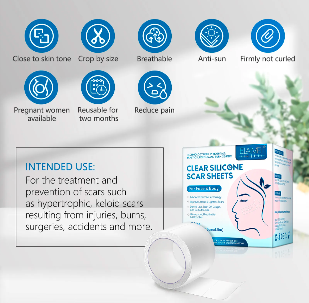 Scar Therapy Medical Grade Silicone Tape