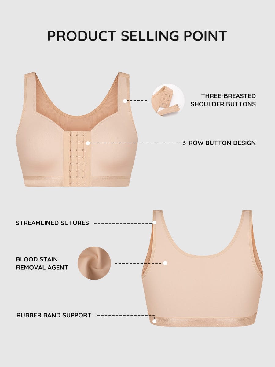 "Melina" Post Mastectomy Compression Bra
