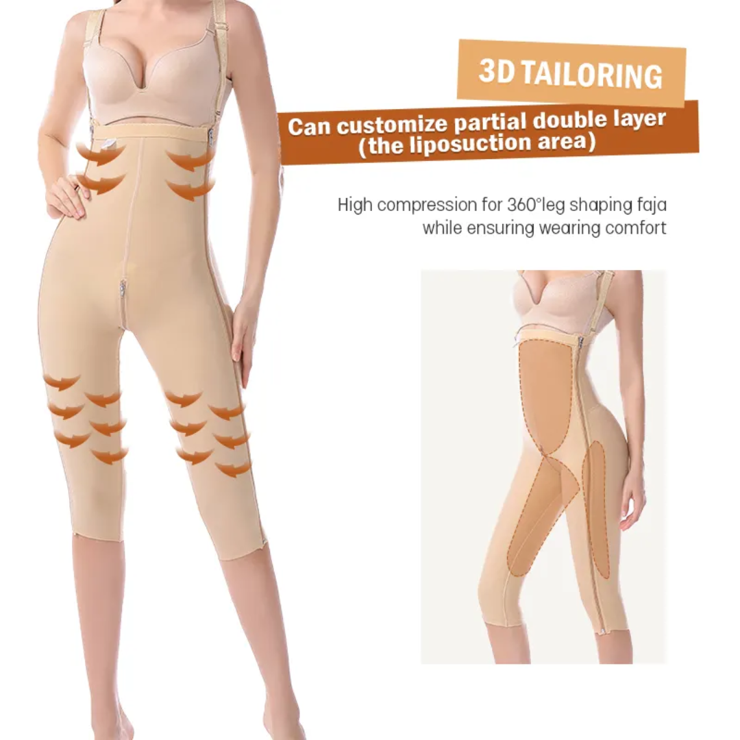 Post Leg Liposuction Thigh Open Crotch Compression