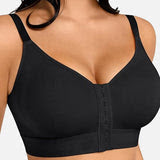 Post Mastectomy Adjustable Strap Front Closure Compression Bra